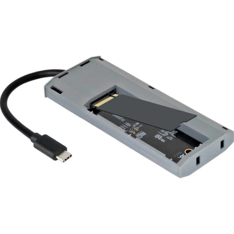 Docking USB Tipo C Tooq Tqe-2241g / Ranhura para SSD M.2 / 1xhdmi / 2xusb / 1xusb Tipo C / 1xleitor…