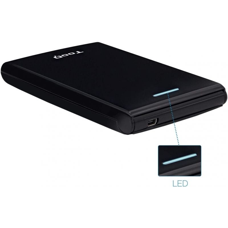 Tooq Tqe-2526b Caixa para Unidade de Disco Rígido Externa de 2,5" / USB 3.1