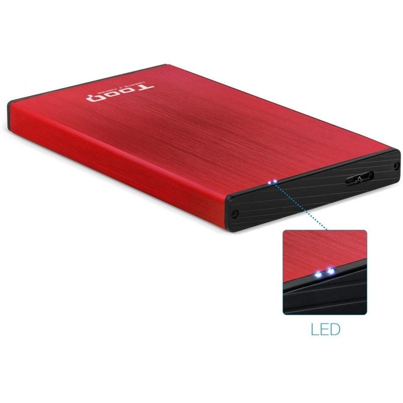 Tooq Tqe-2527r Caixa para Unidade de Disco Rígido Externa de 2,5" / USB 3.1