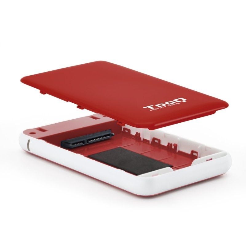 Tooq Tqe-2528r Caixa para Unidade de Disco Rígido Externa de 2,5" / USB 3.1 / sem Parafusos