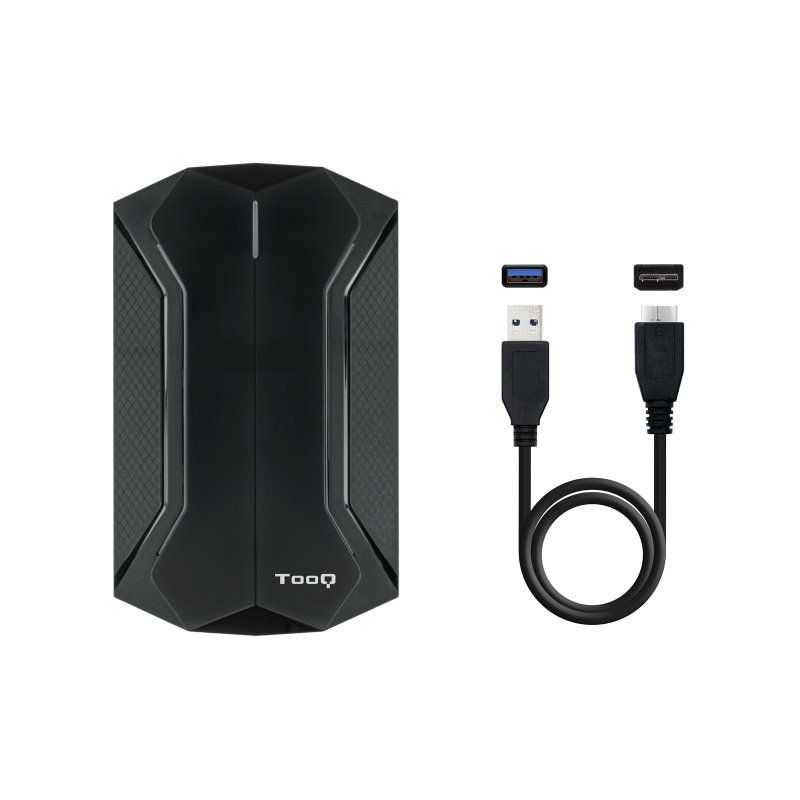 Tooq Tqe-2599rgb Caixa para Unidade de Disco Rígido Externa para Jogos de 2,5" / USB 3.1 / sem Para…