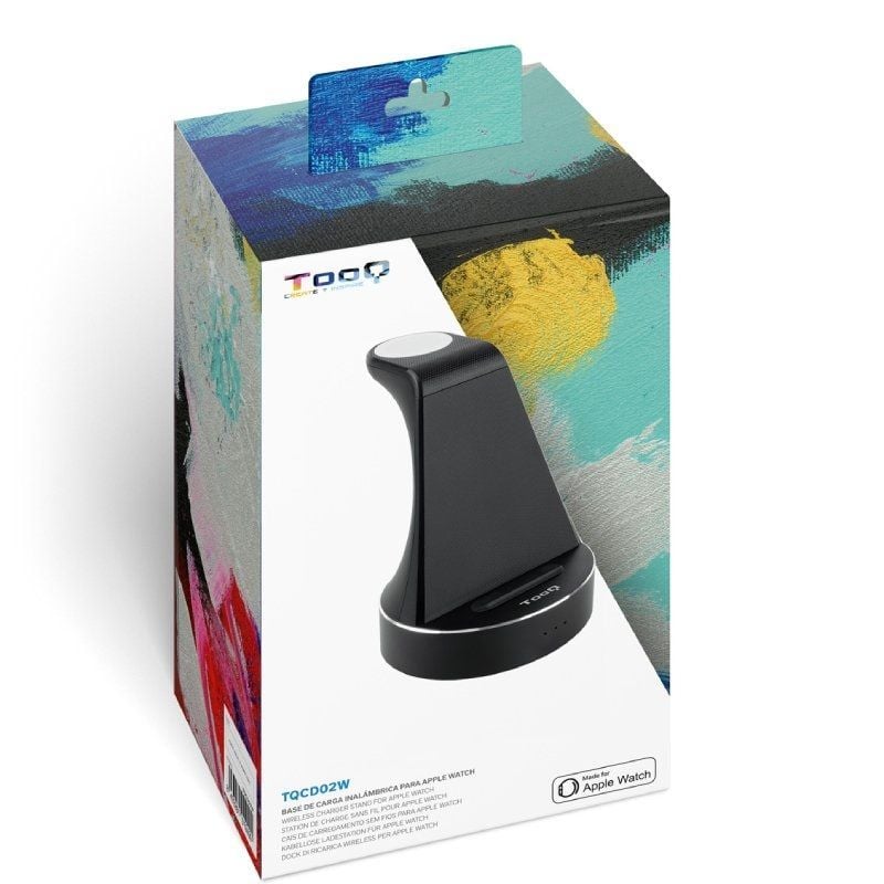Base de Carregamento sem Fios para Apple Watch, Iphone e Smartphone Tooq TQCD02W