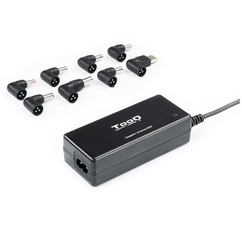 Carregador para Computador Portátil Tooq Tqlc-65bs02at / 65W / Automático / 8 Conectores / Tensão 1…