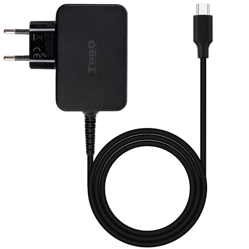 Carregador Gan para Portátil Tooq Tqlc-usbcgan45pd USB Tipo C / 45W / Automático / Tensão 5-20v