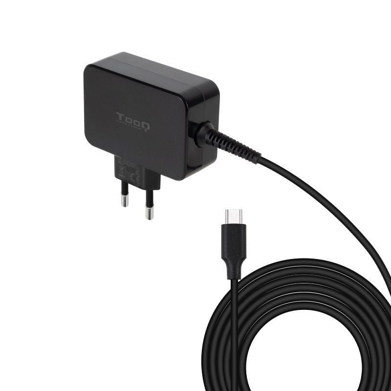 Carregador Gan para Portátil Tooq Tqlc-usbcgan65pd USB Tipo C / 65W / Automático / Tensão 5-20v