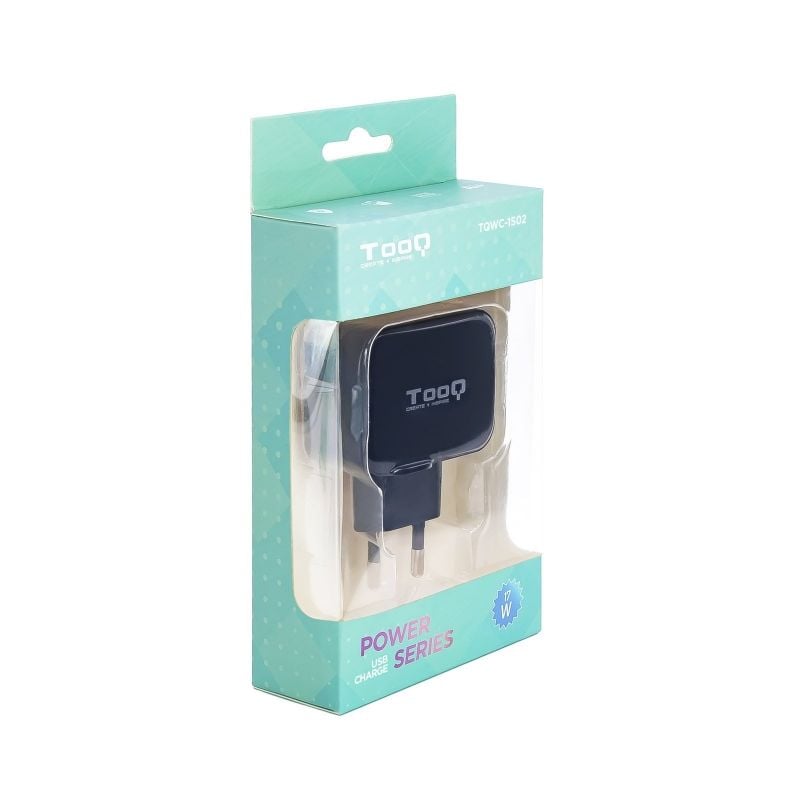 Carregador de Parede Tooq Tqwc-1s02 / 2xusb / 17W