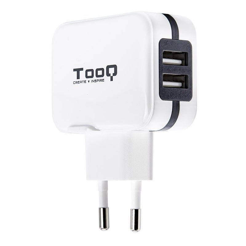 Carregador de Parede Tooq Tqwc-1s02wt / 2xusb / 17W