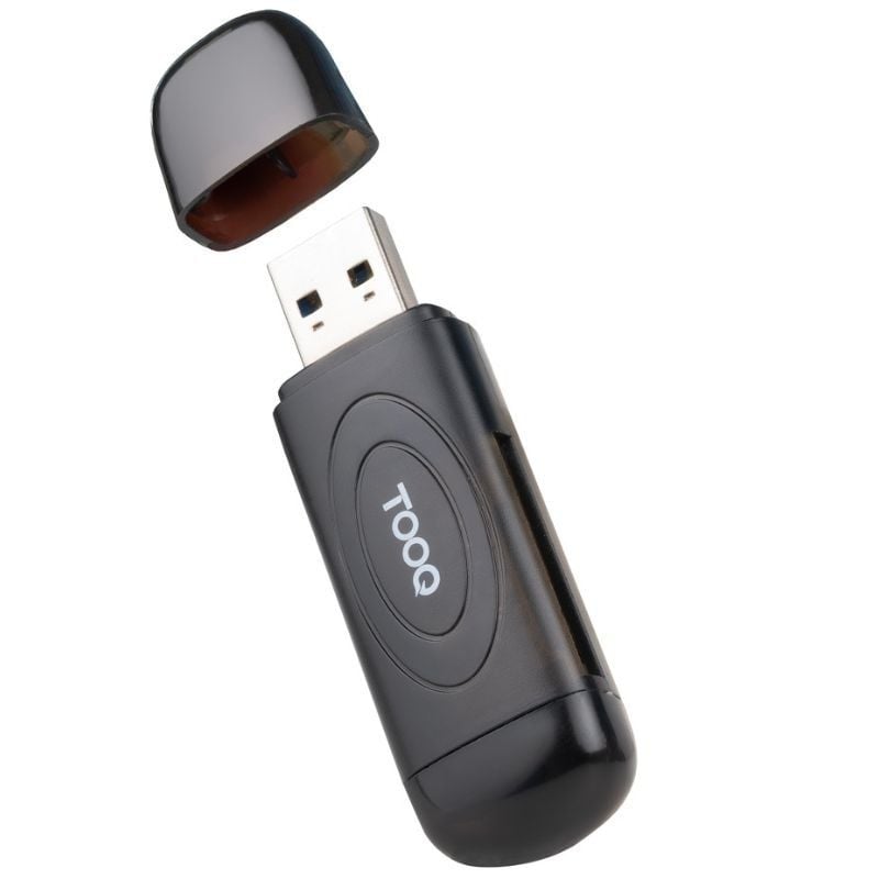 Leitor de Cartões Externo Tooq Tqr-3002b / USB 3.0