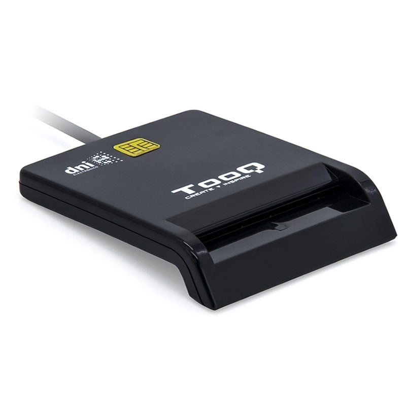 Leitor de Cartão de Cidadão Tooq Tqr-210b / USB 2.0 / Preto