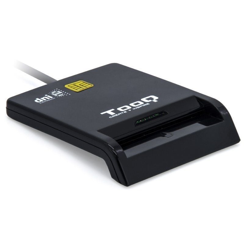 Leitor de Cartão de Cidadão Tooq Tqr-211b / USB Tipo C / Preto