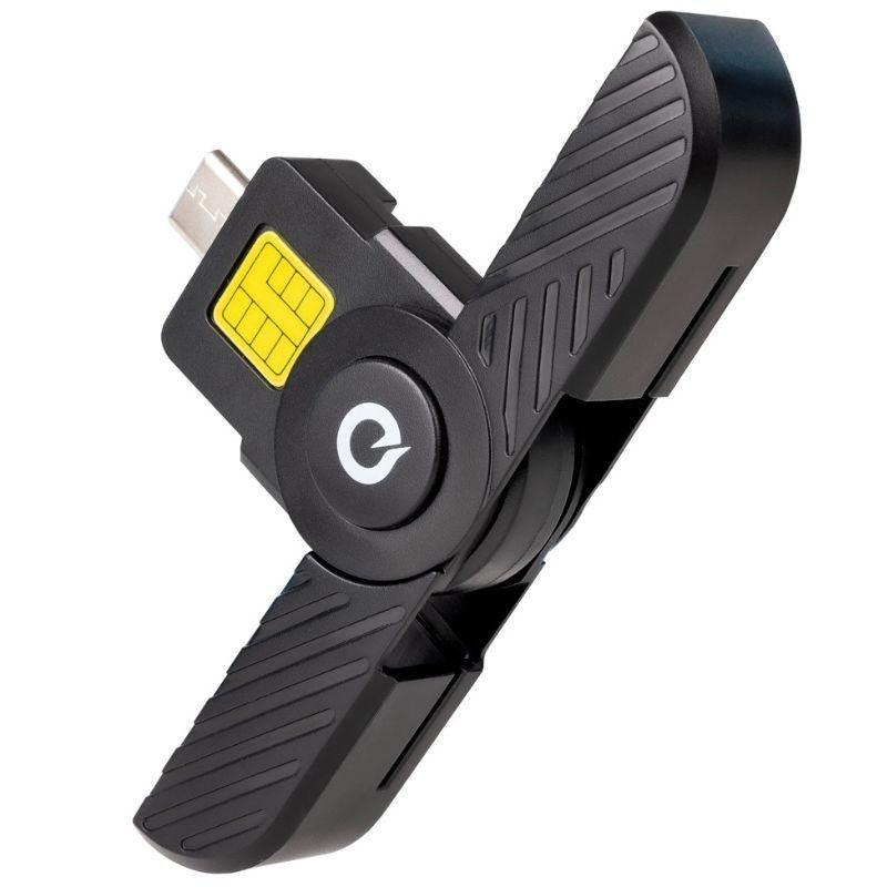 Tooq Tqr-3011b Leitor de Cartões e Cartões de Identificação / USB Type-c / Preto