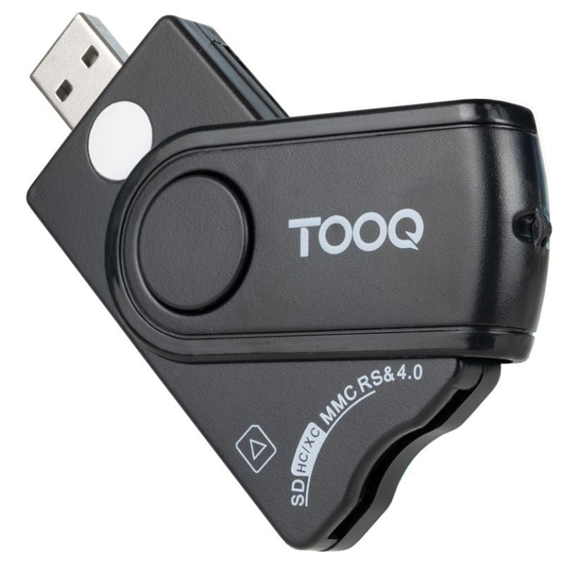 Tooq Tqr-3012b Leitor de Cartões de Identificação, Cartões Inteligentes, SD e Microsd / USB 2.0 / P…