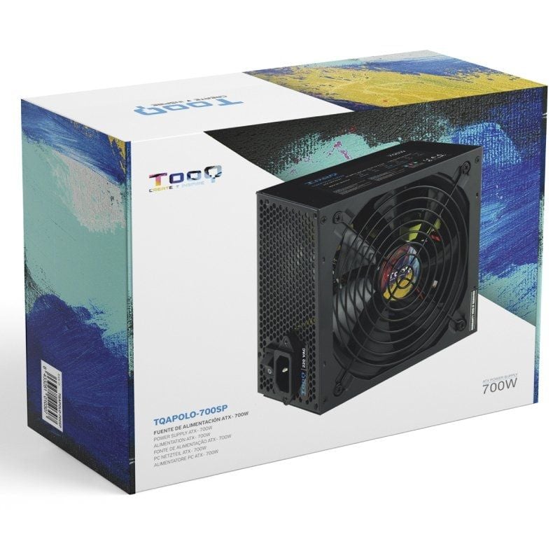 Fonte de Alimentação Tooq Tqapolo-700sp / 700W / Ventoinha de 14cm