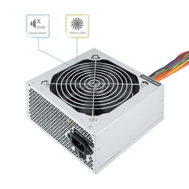 Tooq Tqep-500sse-o Fonte de Alimentação OEM / 500W / Ventoinha 12cm
