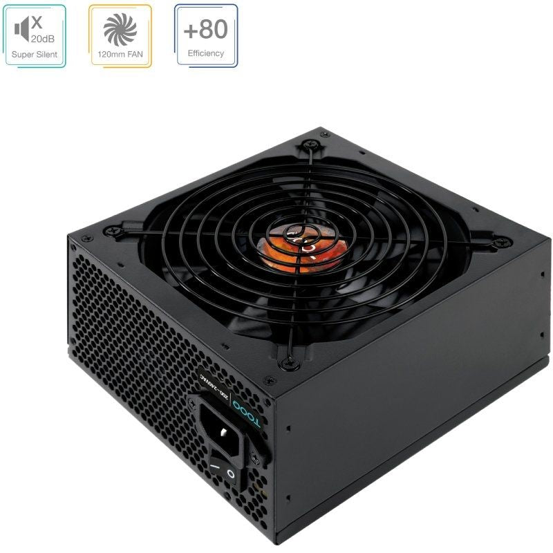 Fonte de Alimentação Tooq Tqhelios-750sp / 750W / Ventilador de 12cm / 80 Plus Bronze