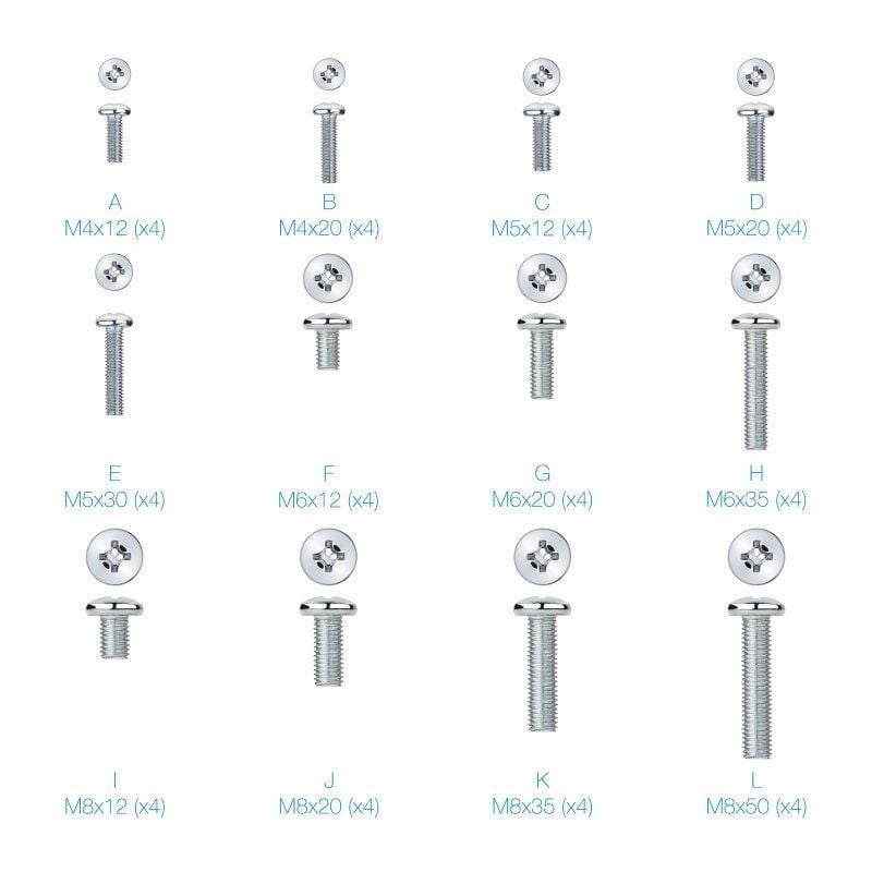 Tooq SSK4820 Kit de Montagem Universal para Ecrãs com Parafusos