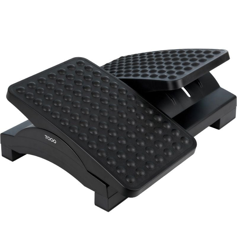 Apoio de Pés Ajustável / Inclinável Tooq Tqfr0604-b / 430 X 320 X 105-130 Mm