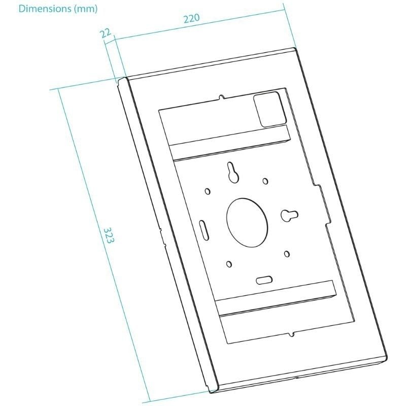 Tooq Tqatte2601-m-b Moldura Antirroubo para Tablet / Preto