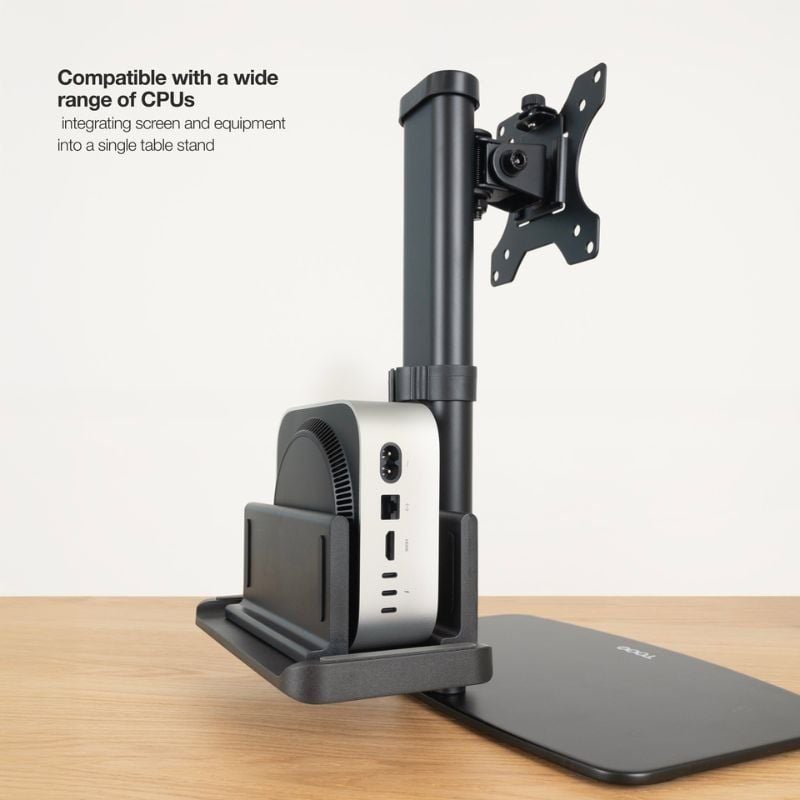 Tooq Db1128tn-b Suporte de Mesa para Monitor / Ajustável / Giratório / Inclinado / Até 6kg