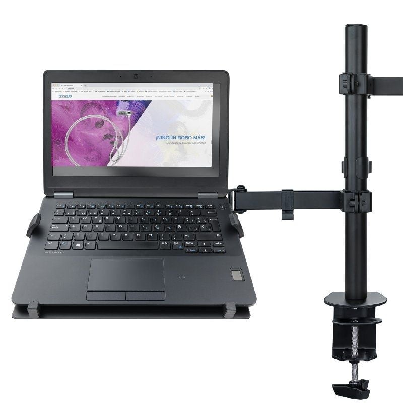 Tooq Db1200tn-b Suporte de Mesa Inclinável / Giratório para TV e Computador Portátil de 13-32".