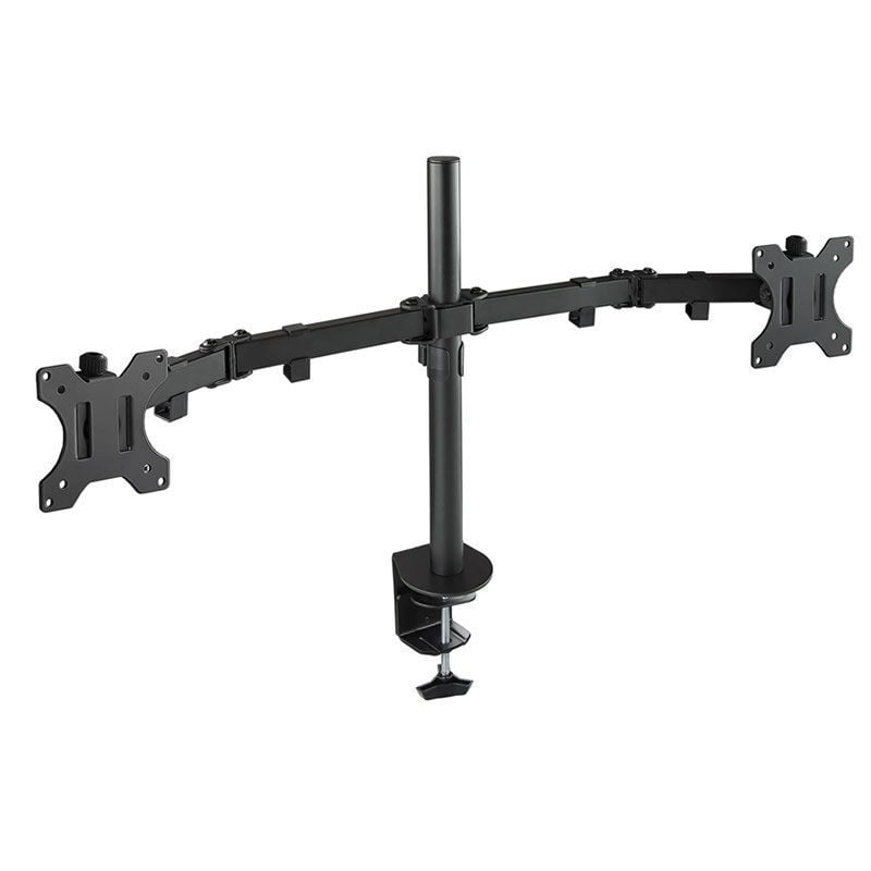 Suporte de Mesa Tooq Db1232tn-b para 2 Monitores / Giratório / Inclinável / Até 8kg