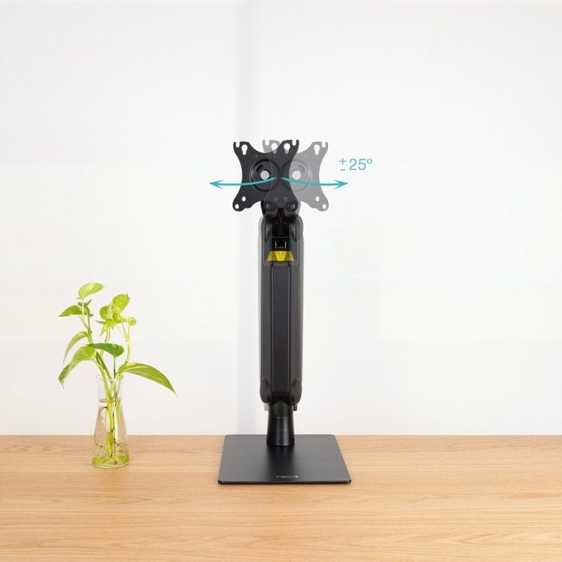 Tooq Db1741tn-b Suporte de Mesa para Monitor / Giratório / Inclinado / Até 8kg