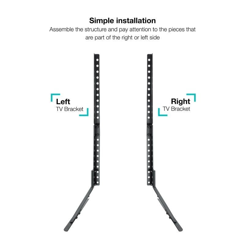 Suporte de Mesa Tooq Db2375f-b para TV de 23-75" e Computador Portátil