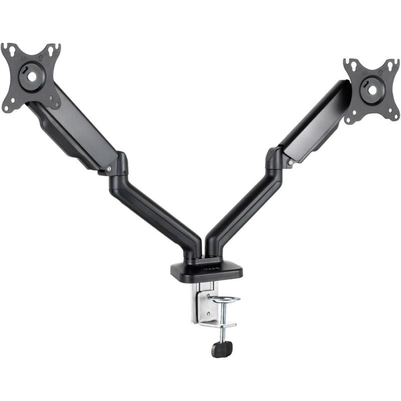 Suporte de Mesa Tooq Db5132tnr-b para 2 Monitores / Giratório / Inclinável / Até 9kg