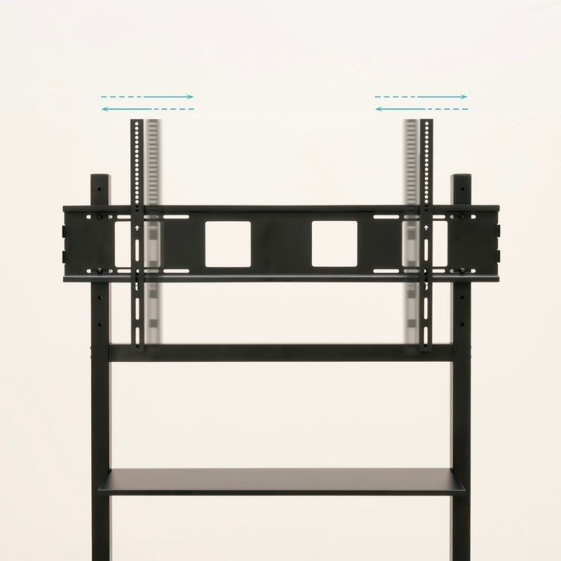 Tooq Fs20105m-b Suporte de Chão Ajustável com Rodízios para TV 60-105" / Até 120kg