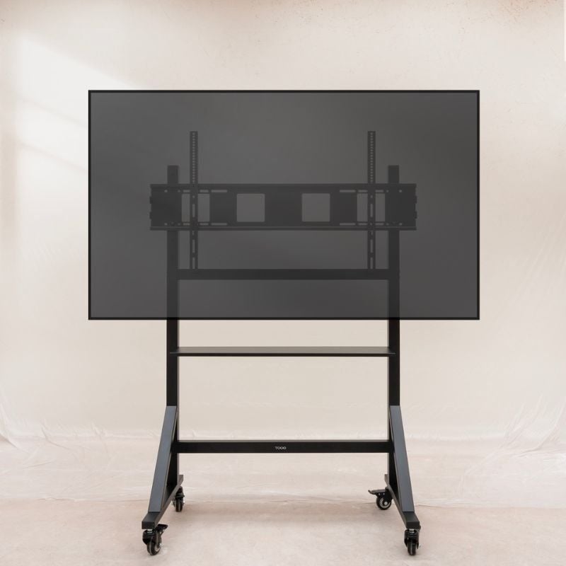 Tooq Fs20105m-b Suporte de Chão Ajustável com Rodízios para TV 60-105" / Até 120kg