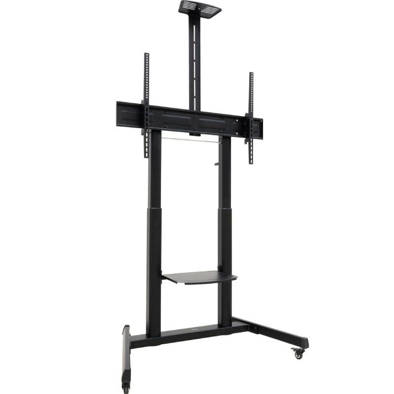 Suporte de Chão Inclinável Tooq Fs20406hm-b com Rodízios para Televisores de 60-100" / Até 120kg