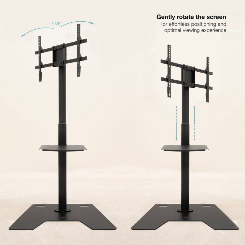 Tooq Fs2284m-b Suporte de Chão Giratório / Ajustável Tooq Fs2284m-b para TV 37-70" / Até 70kg
