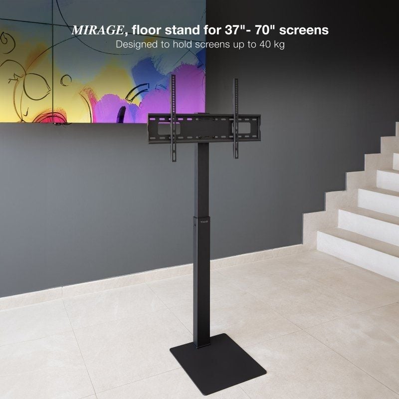 Suporte de Chão Tooq Fs2285m-b Tooq Fs2285m-b para TV 37-70" / Até 40kg