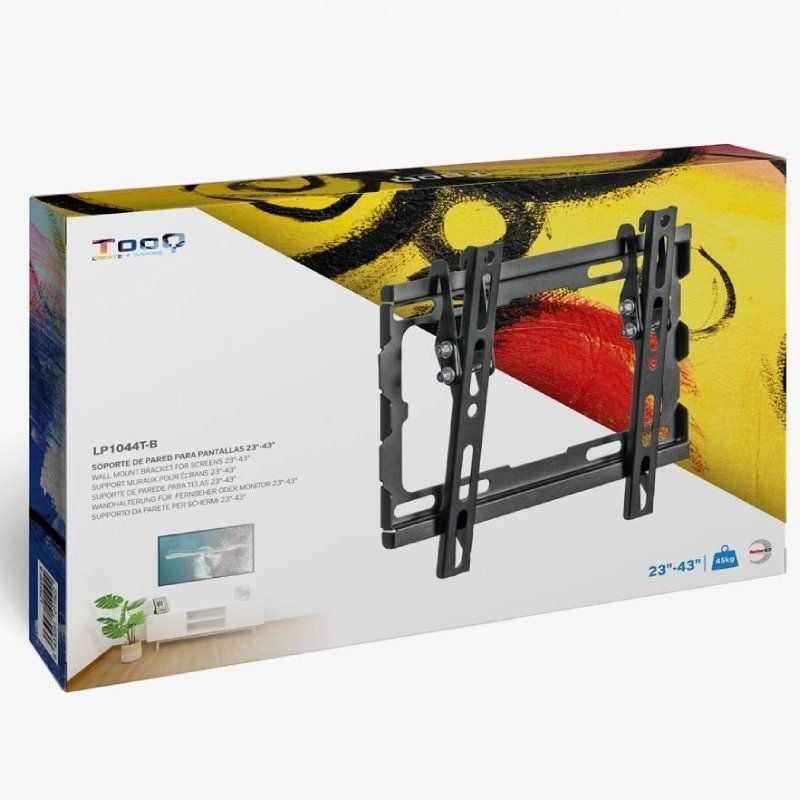 Tooq Lp1044t-b Suporte de Parede Inclinável Tooq Lp1044t-b para TV 23-43" / Até 45kg