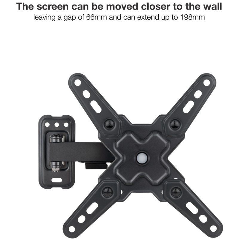 Tooq Lp1343tn-b Suporte de Parede Extensível / Giratório / Inclinável para TV 13-43" / Até 20kg