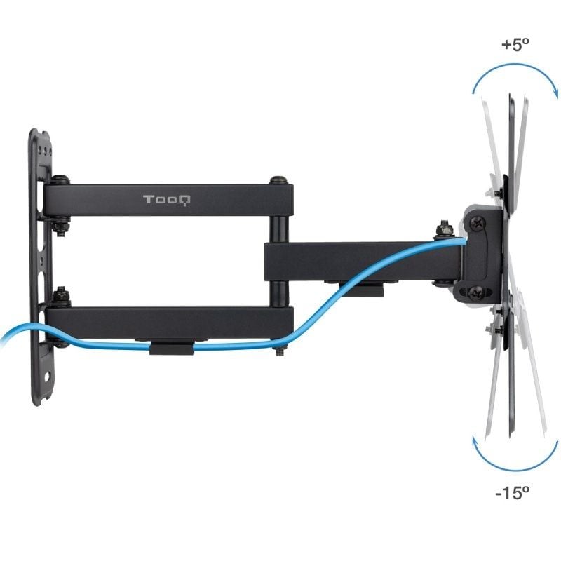 Tooq Lp1345tn-b Suporte de Parede Extensível / Giratório / Inclinável para TV 13-43" / Até 20kg