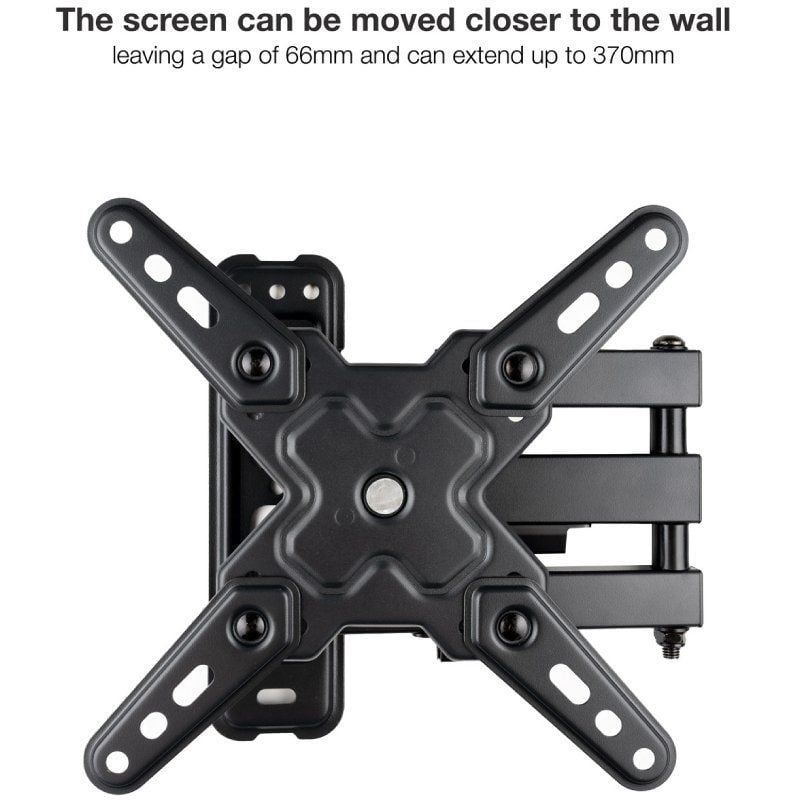 Tooq Lp1345tn-b Suporte de Parede Extensível / Giratório / Inclinável para TV 13-43" / Até 20kg