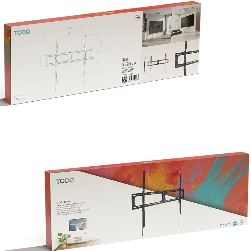 Tooq Lp37140t-b Suporte de Parede Inclinável Tooq Lp37140t-b para TV 37-140" / Até 125kg