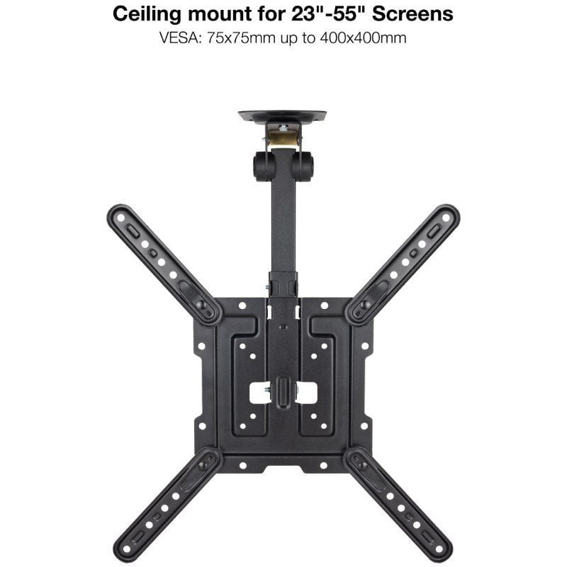 Tooq Lpce1123tsli-b Suporte de Teto Giratório / Inclinável para TV 23-55" / Até 20kg