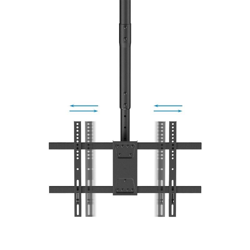 Tooq Lpce1186tsli-b Suporte de Teto Giratório / Inclinado / Nivelado para TV 43-86" / Até 60kg