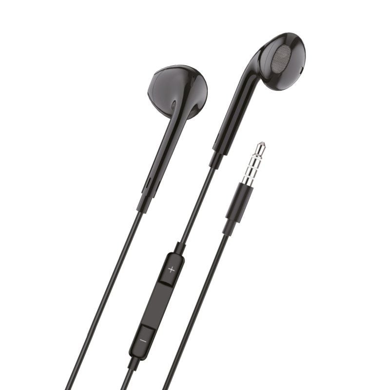 Tech One Tech Eartech TEC1002 Auscultadores Intra-auriculares / com Microfone / Jack 3.5 / Preto