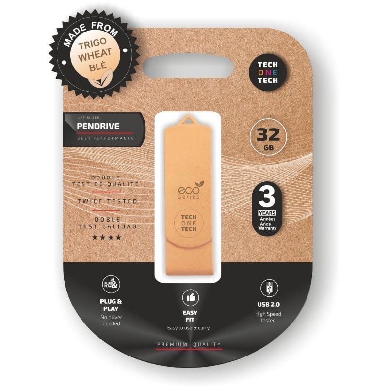 Unidade Flash USB 2.0 Tech One Tech Ecotech 32GB