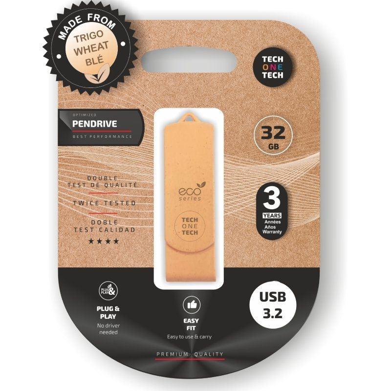Unidade Flash USB 3.2 Tech One Tech Ecotech 32GB