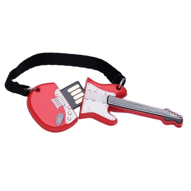 Unidade Flash USB de 32 GB Tech One Tech Guitar Red One USB 2.0