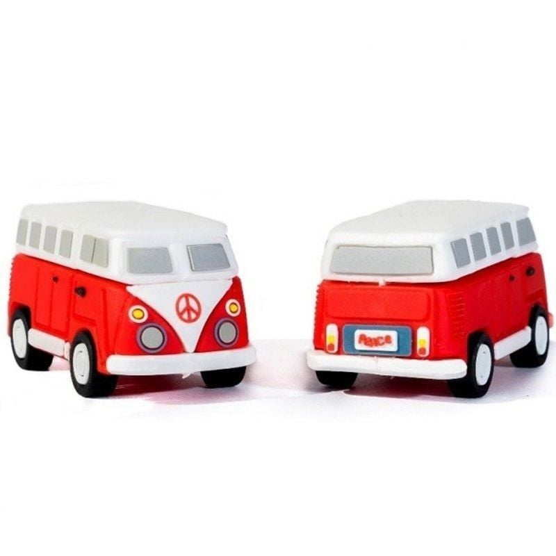 Unidade Flash USB 2.0 de 32 GB Tech One Tech Hippy Van Bang Camper