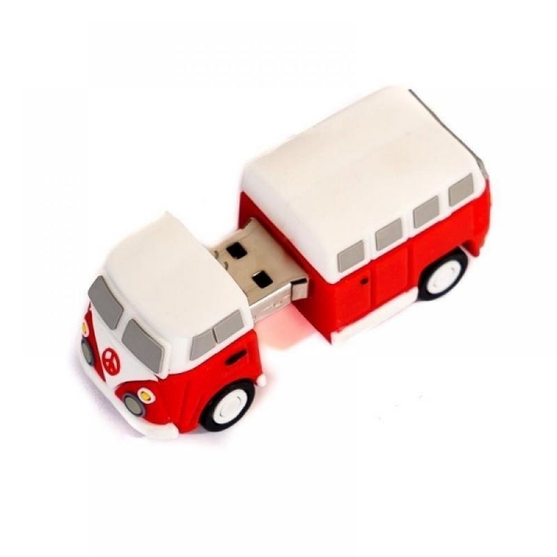 Unidade Flash USB 2.0 de 32 GB Tech One Tech Hippy Van Bang Camper