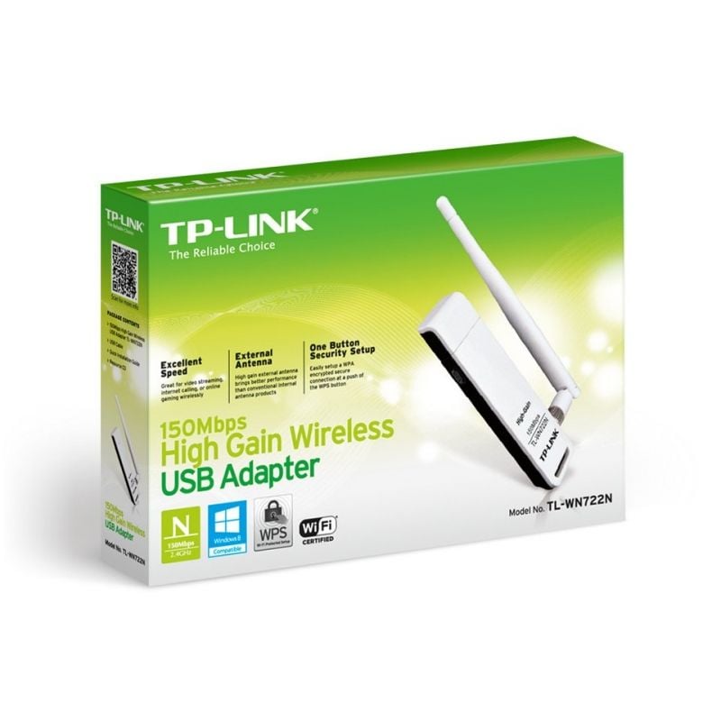 USB - Adaptador Wifi Tp-link Tl-wn722n / 150mbps