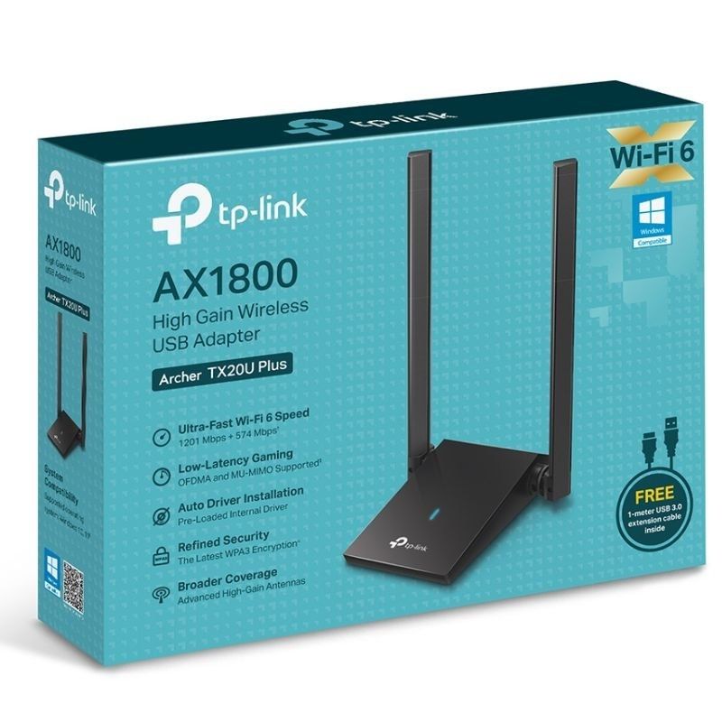 Tp-link Archer TX20U Plus / 1800mbps USB - Adaptador Wifi