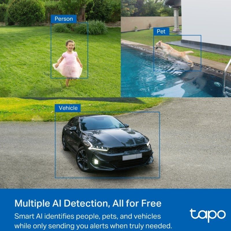 Tp-link Tapo C425 KIT Câmaras de Videovigilância / Visão Nocturna / Controlo APP / Inclui Painel So…