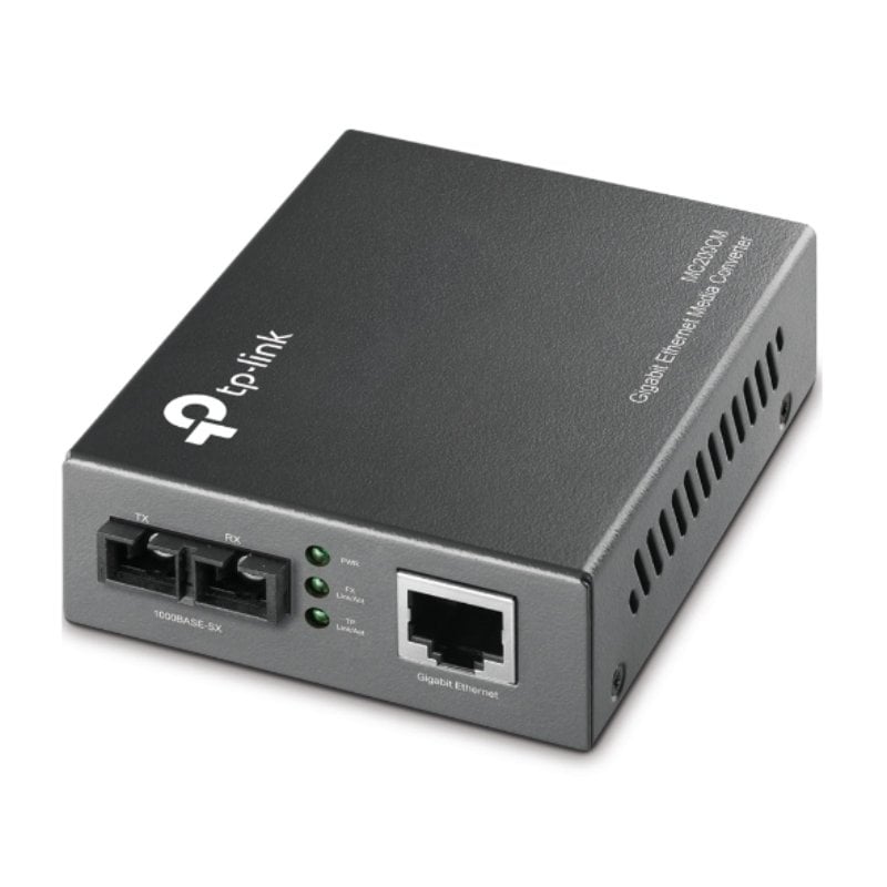 Conversor de Rede Gigabit Tp-link MC200CM V2 / 1 Porta / Rj-45 10 / 100 / 1000